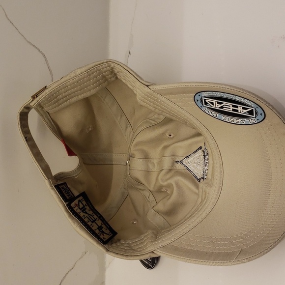 NWT Ahead Classic Cut Baseball Cap Hat Beige 'Angus Glen Golf Club' Mens Adjus - Picture 7 of 11
